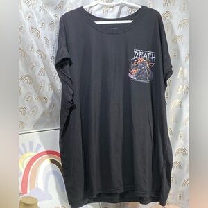 🎆 3/$10 Men's Black Graphic Tee with Bold Design